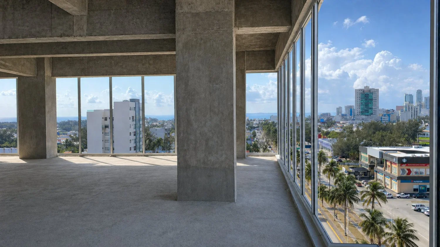Interior real de Torre Auro para evaluar superficie y distribución